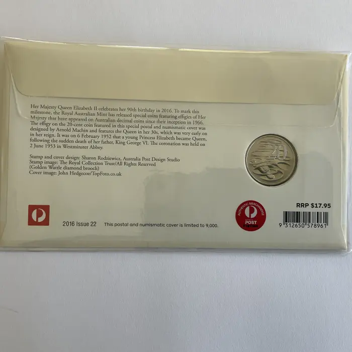 Set of 3 PNC's Queen Elizabeth II  Inc 2016 Machin 20c, IRB 50c & Effigy $1 