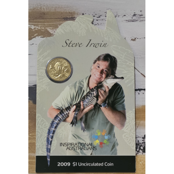 2009 Inspirational Australians - Steve Irwin - $1 Uncirculated RAM Coin