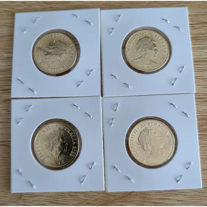 2022 Set Of Australian Dinosaurs $1.00 Uncirculated