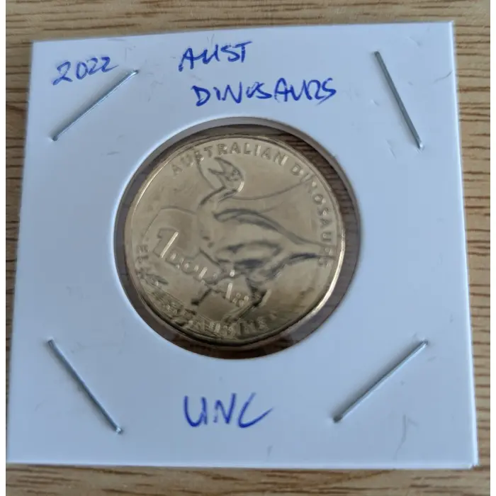 2022 Set Of Australian Dinosaurs $1.00 Uncirculated