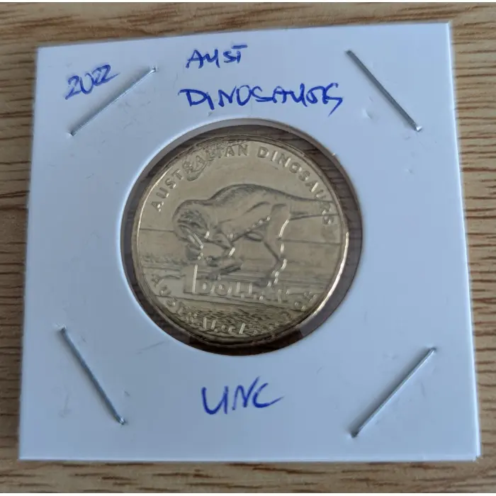 2022 Set Of Australian Dinosaurs $1.00 Uncirculated