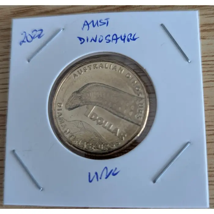 2022 Set Of Australian Dinosaurs $1.00 Uncirculated