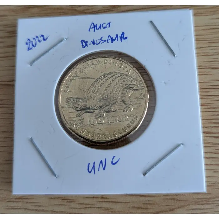 2022 Set Of Australian Dinosaurs $1.00 Uncirculated