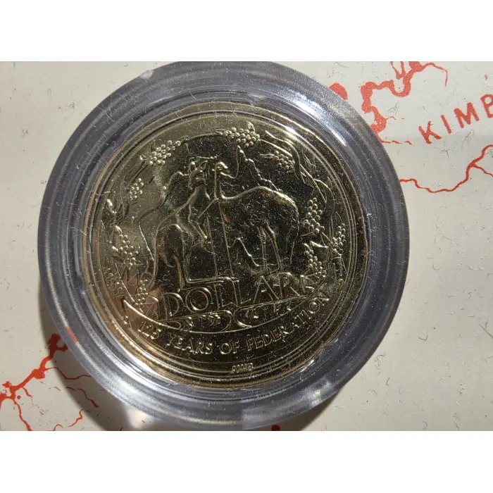 2026 125 year's of Federation. $1 Commonwealth coin