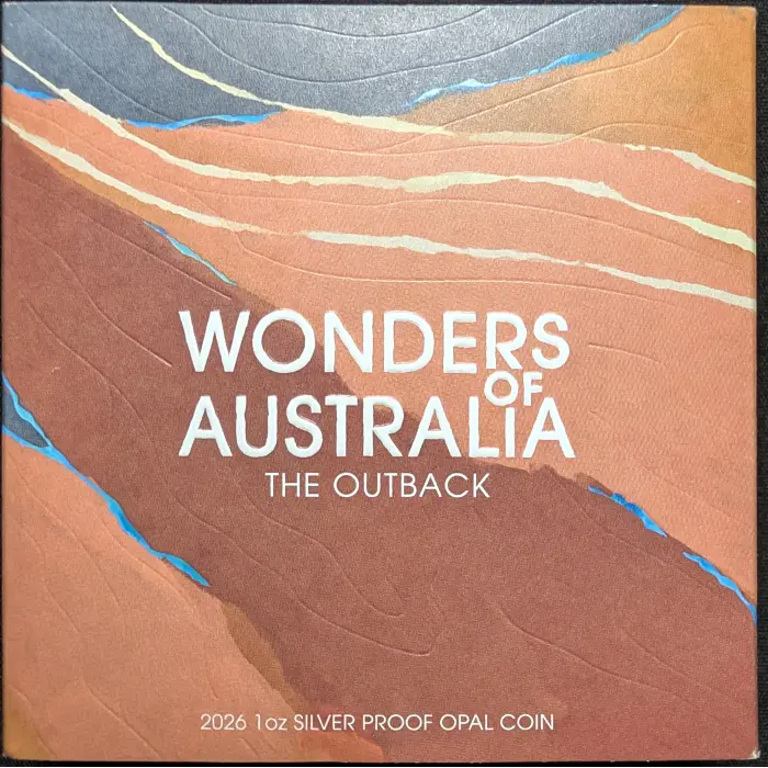 2026 Wonders of Australia The Outback 1oz Silver Proof Opal