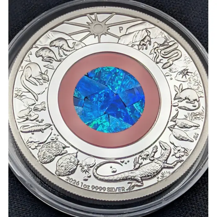 2026 Wonders of Australia The Outback 1oz Silver Proof Opal