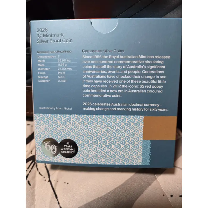 2026 silver cmint proof 60 years anniversary & 2026 unc mint year set 