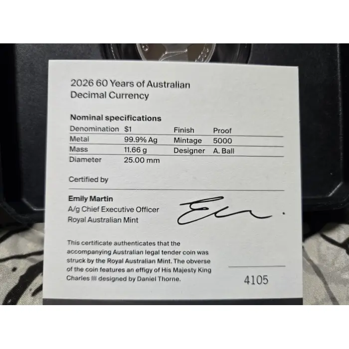 2026 silver cmint proof 60 years anniversary & 2026 unc mint year set 