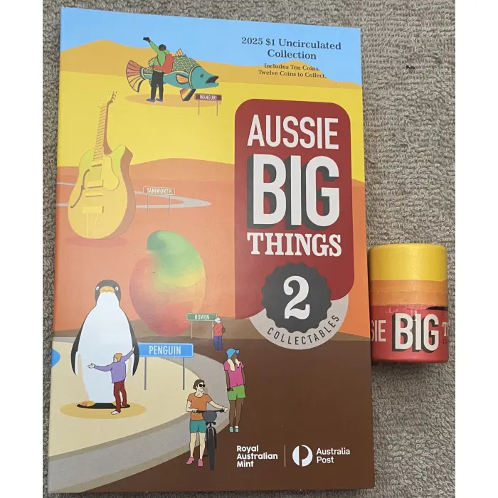 2025 Aussie Big Things Series 2 Twelve Coin Set in presentation folder