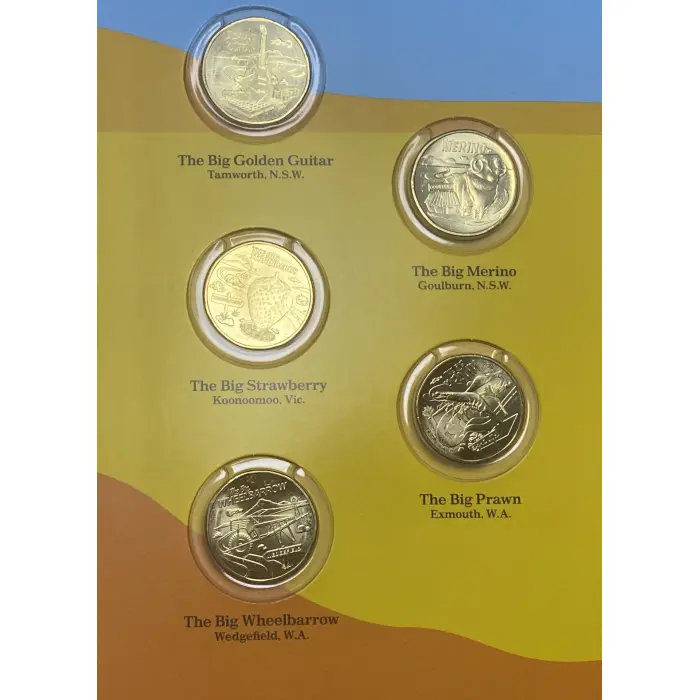 2025 Aussie Big Things Series 2 Twelve Coin Set in presentation folder