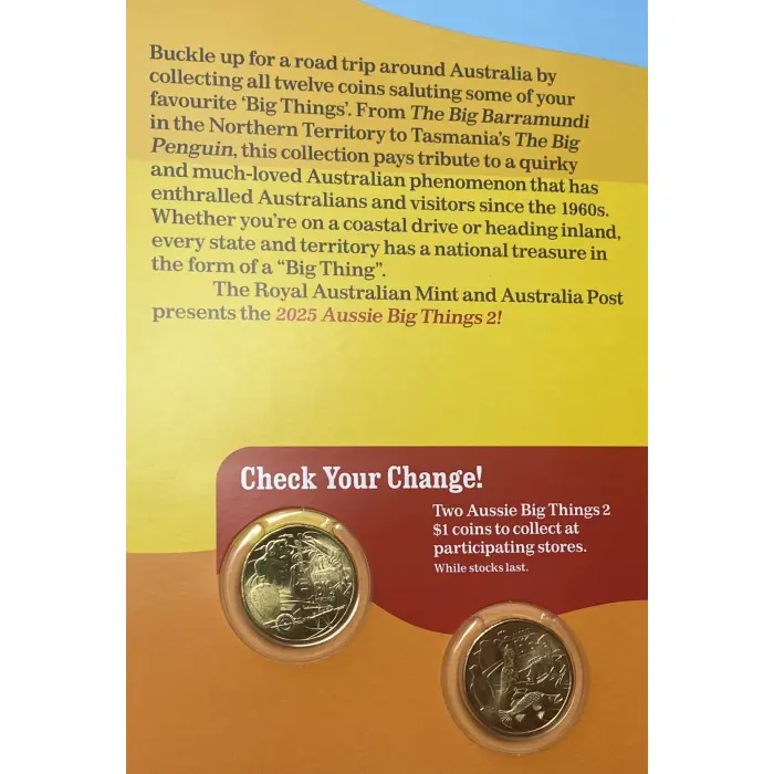 2025 Aussie Big Things Series 2 Twelve Coin Set in presentation folder