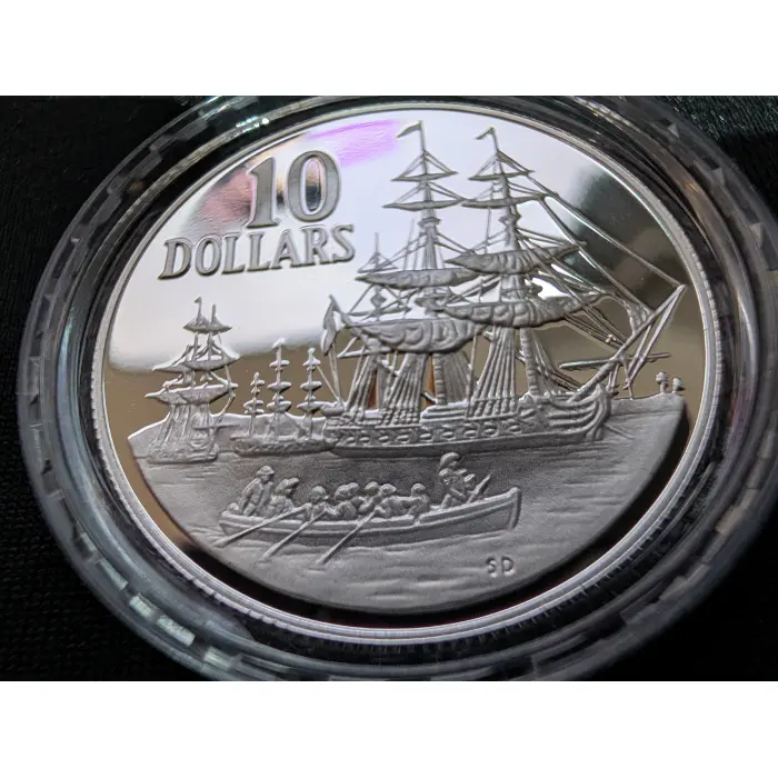 1988 $10 First Fleet 92.5% silver proof Australian  - NO Box - NO Coa
