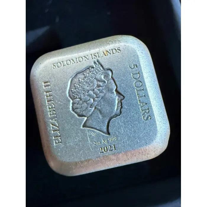2021 Solomon Islands 2 oz Silver Dice Coin