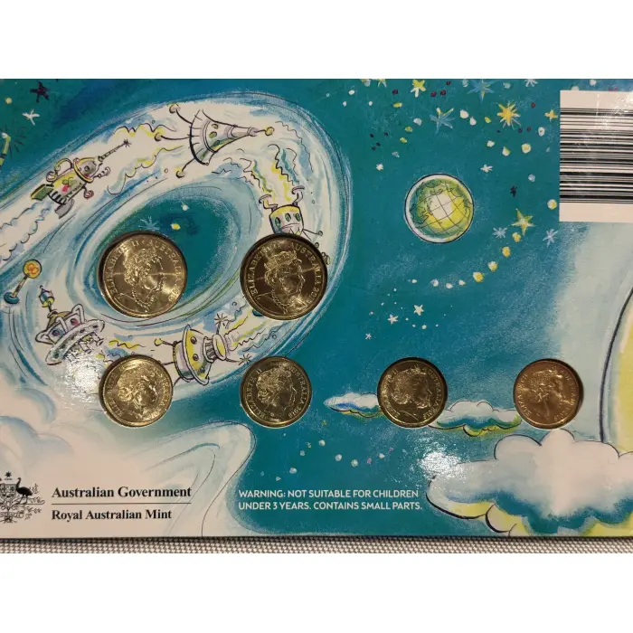 2019 Mr Squiggle and Friends 7-coin set