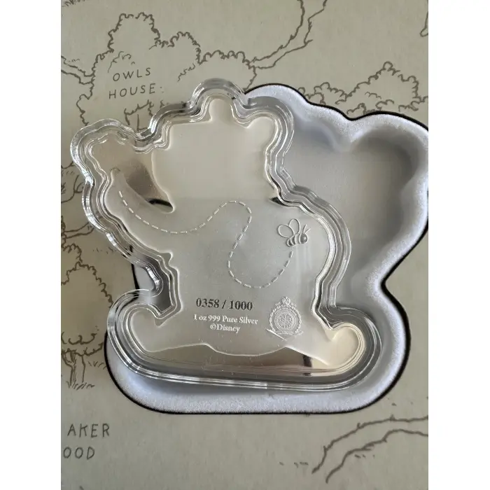2025 Disney Winnie the Pooh - For the Love of Hunny 1 oz Silver Agoro