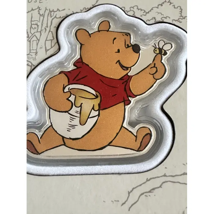 2025 Disney Winnie the Pooh - For the Love of Hunny 1 oz Silver Agoro