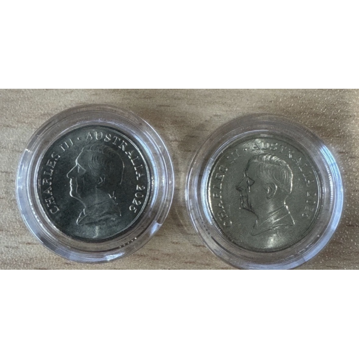 UNC 2025 Set of 2 - Wallabies & Wallaroos Rugby Coins $2 Dollar Coins