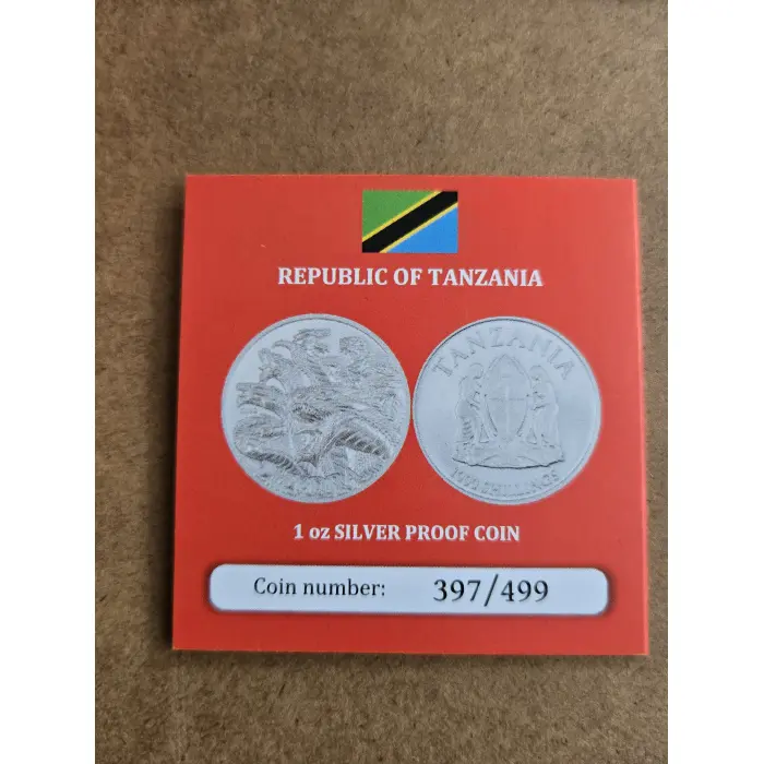 2022 Mythical Creatures Hydra 1oz silver proof coin