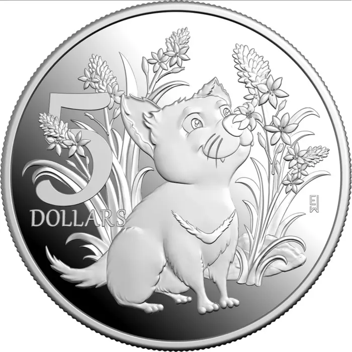 $5 2025 Baby Coin - Aussie Bubs 1oz Silver Proof