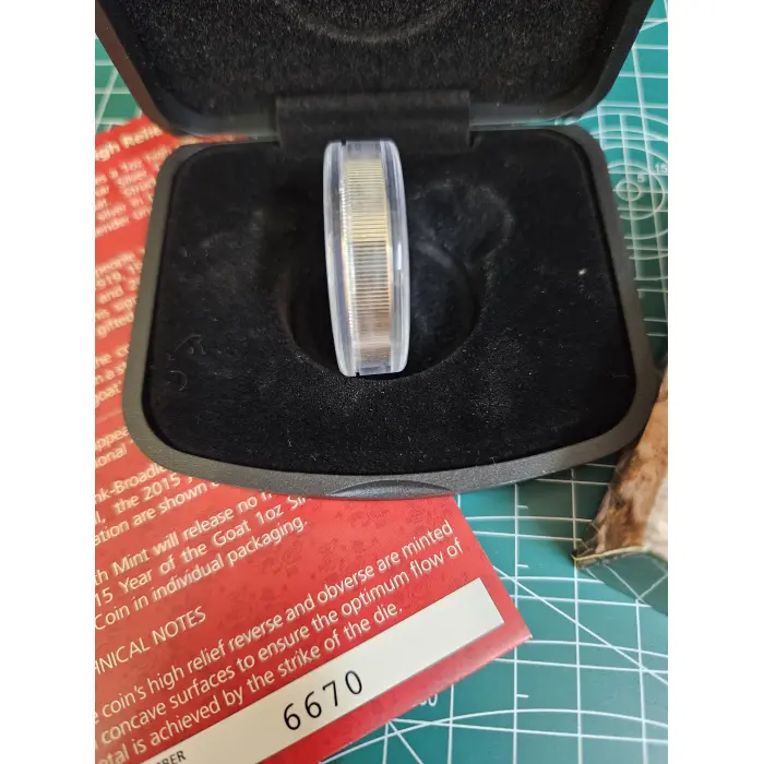 2015 year of the goat SII 1oz silver 