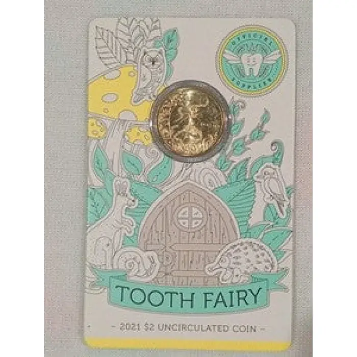 2021 $2 1x UNC Tooth Fairy Coin