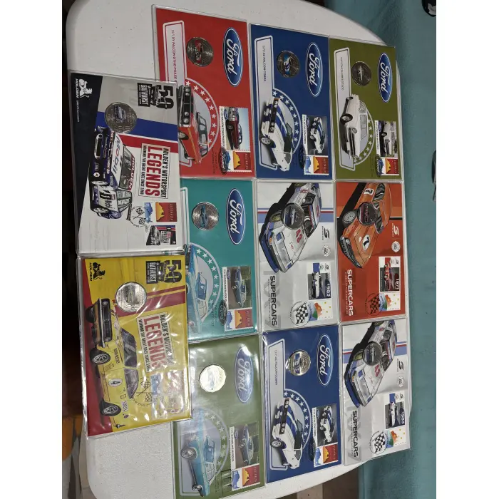 Ford Holden Supercars - Coloured 50 cent 