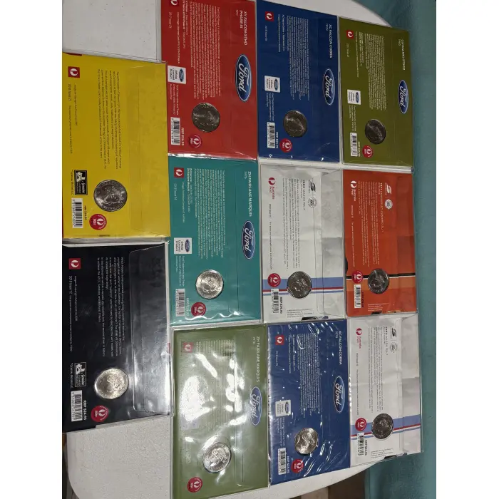 Ford Holden Supercars - Coloured 50 cent 