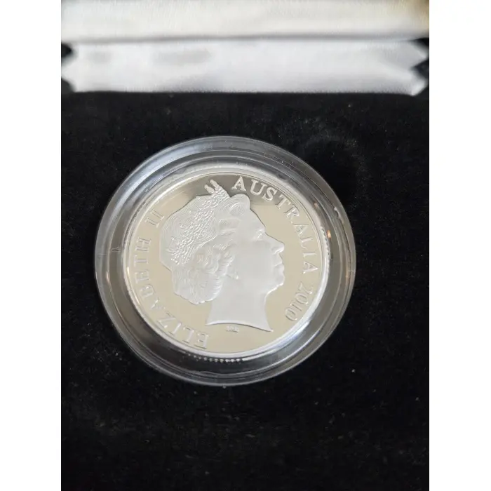 100 years of coinage fine silver $1 proof coin M privy