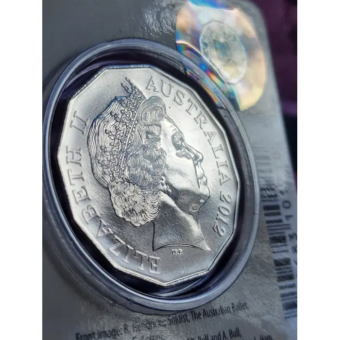 2012 50th Anniversary of ballet uncirculated 50c