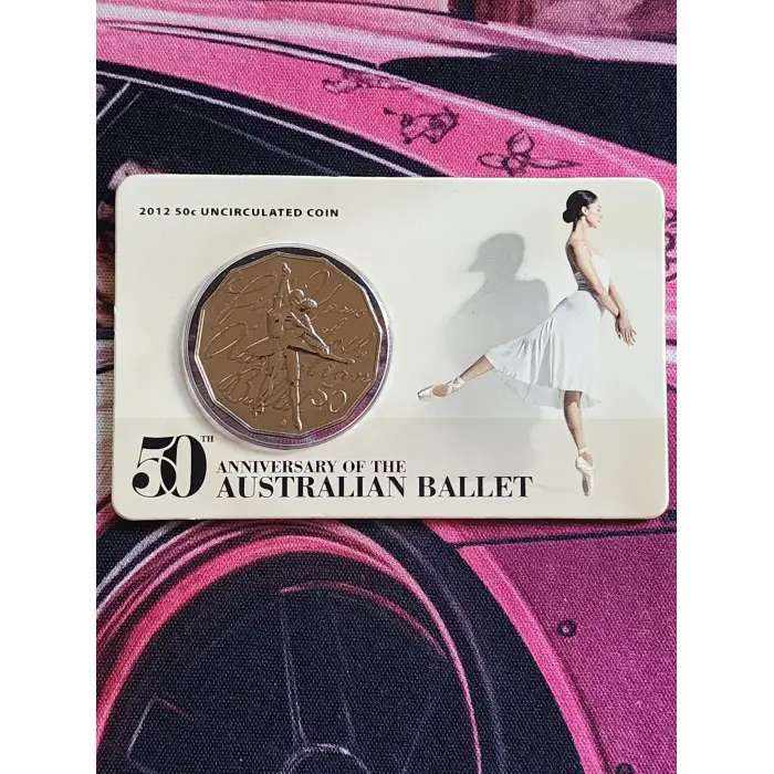 2012 50th Anniversary of ballet uncirculated 50c
