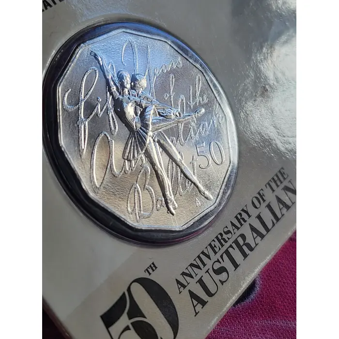 2012 50th Anniversary of ballet uncirculated 50c