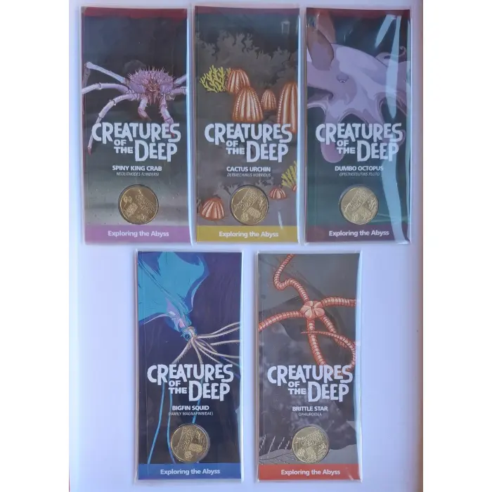 2023 $1 Creatures Of The Deep - 'C' Counterstamp Set