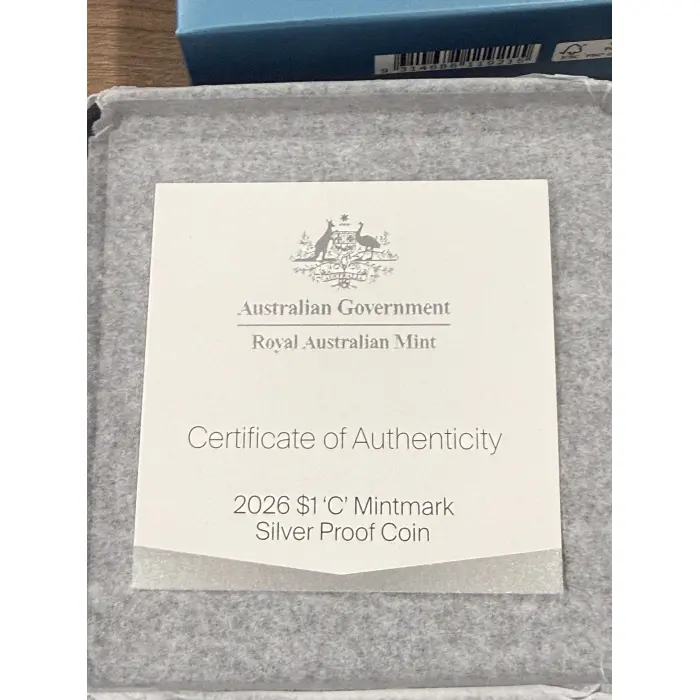 2026 60 Years of Australian Decimal Currency *C' Mint Silver Proof #2777