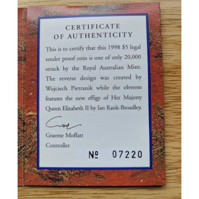 $5 PROOF RAM Royal Flying Doctor Service