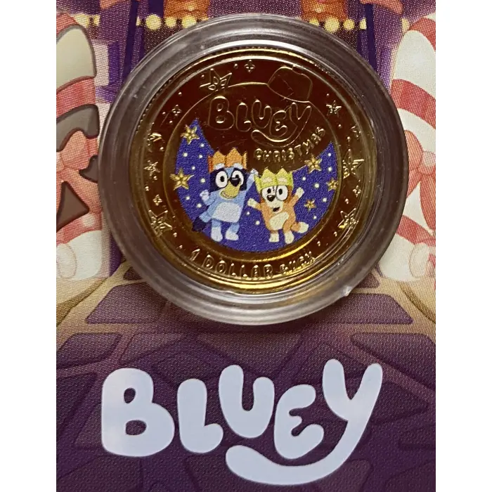 2025 $1 uncirculated Bluey Christmas Coin