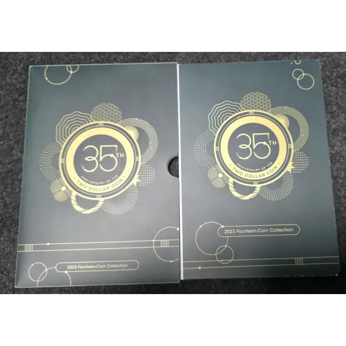 2023 $2 35th Anniversary Fourteen-Coin Collection | Royal Australian Mint RAM Se