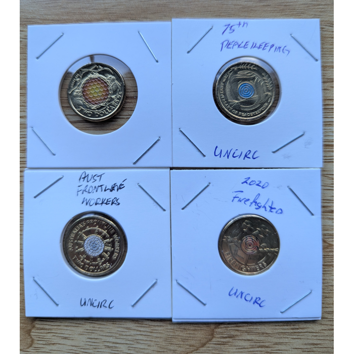 4 x Uncirculated $2.00 Coins