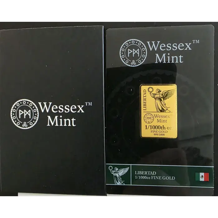 Wessex Mint 1/1000oz .999 Gold Libertad 