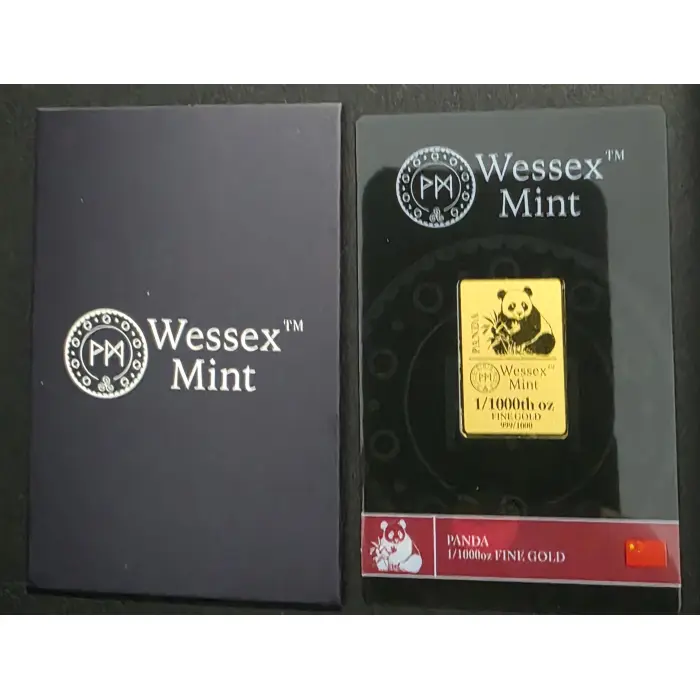 PANDA - Wessex Mint 1/1000oz .999 Gold 