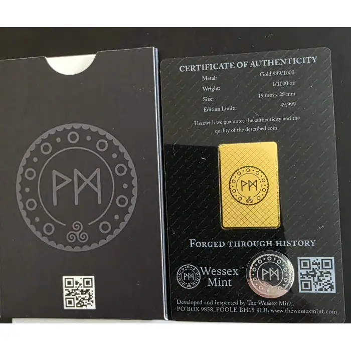 PANDA - Wessex Mint 1/1000oz .999 Gold 