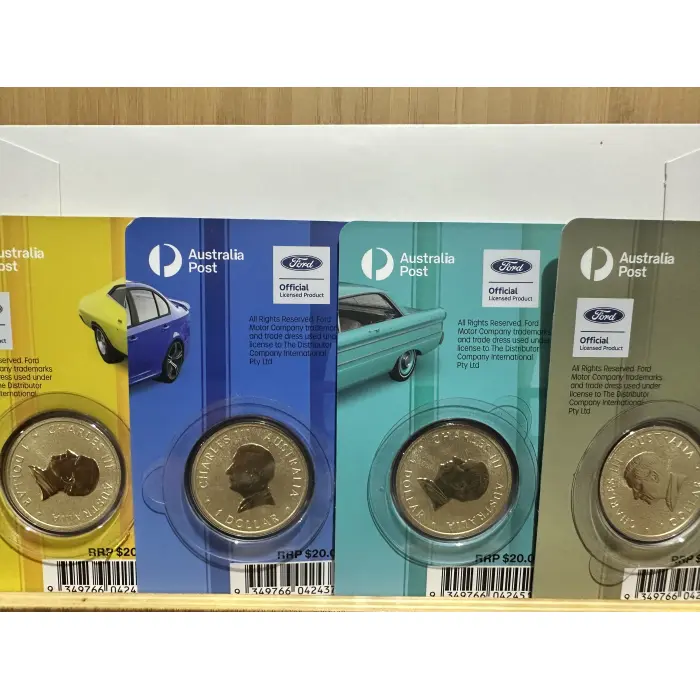 100years of Ford Bundle PNC and coins on card