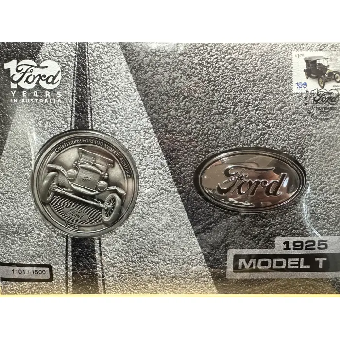 100years of Ford Bundle PNC and coins on card