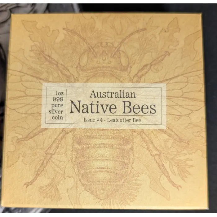 2026 $2 Leafcutter Bee - Australian Native Bees Hologram 1 Oz Silver Proof Coin