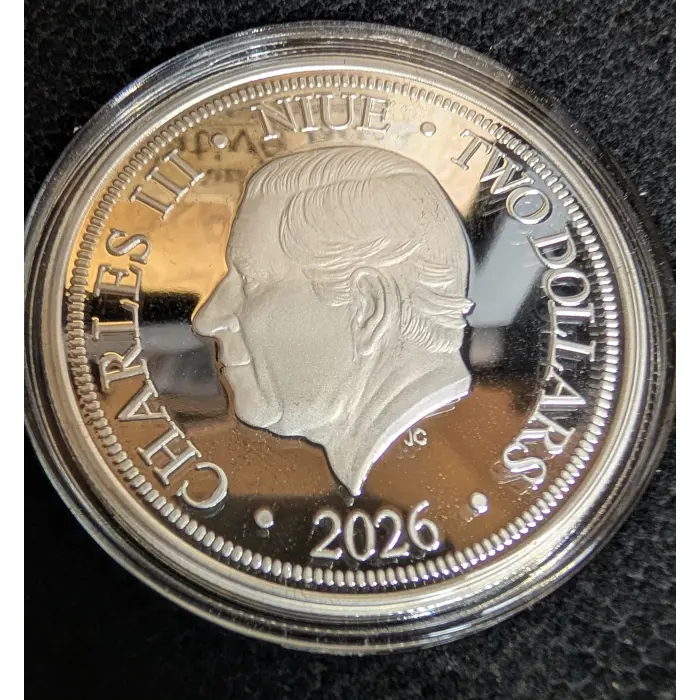 2026 $2 Leafcutter Bee - Australian Native Bees Hologram 1 Oz Silver Proof Coin