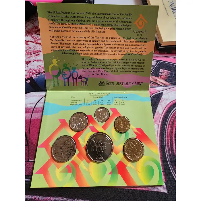 1994 coin set UNC