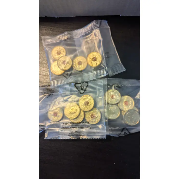 2020 $2 firefighter coin, ram bag of 5