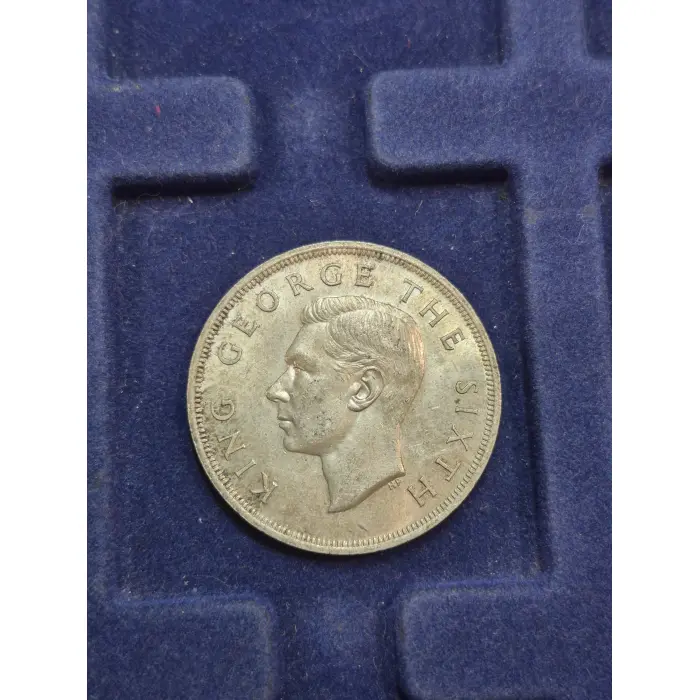 1949 CROWN NEW ZEALAND 🇳🇿 (SILVER)