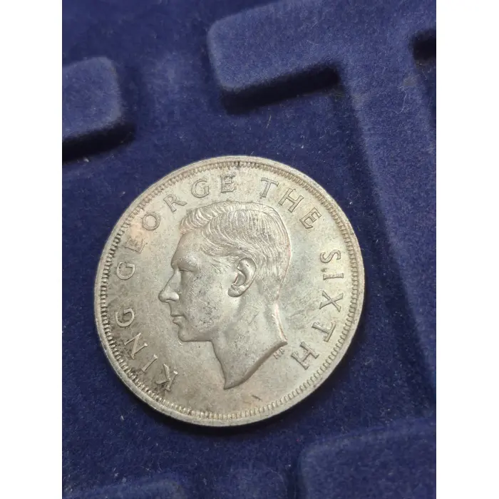 1949 CROWN NEW ZEALAND 🇳🇿 (SILVER)