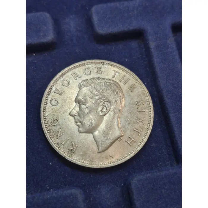 1949 CROWN NEW ZEALAND 🇳🇿 (SILVER)