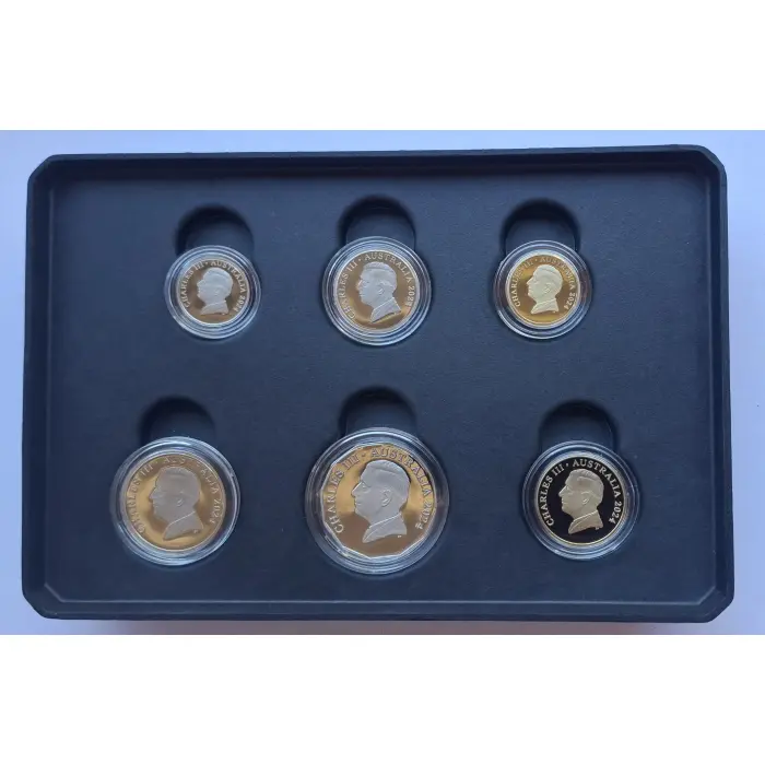 2024  His Majesty King Charles III Six-Coin PROOF Year Set